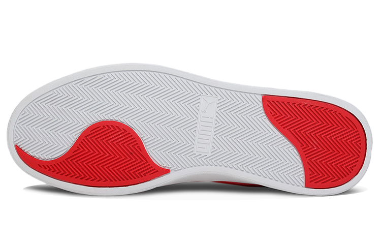 Purchase 彪马男女同款白/红色Shuffle运动鞋 309668-10