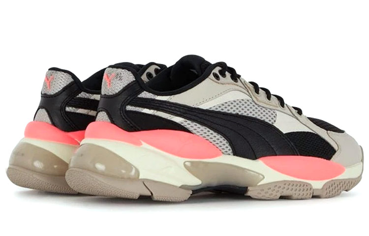 Shop Puma Lqdcell Epsilon 減震耐磨 低筒訓練鞋 米黑色