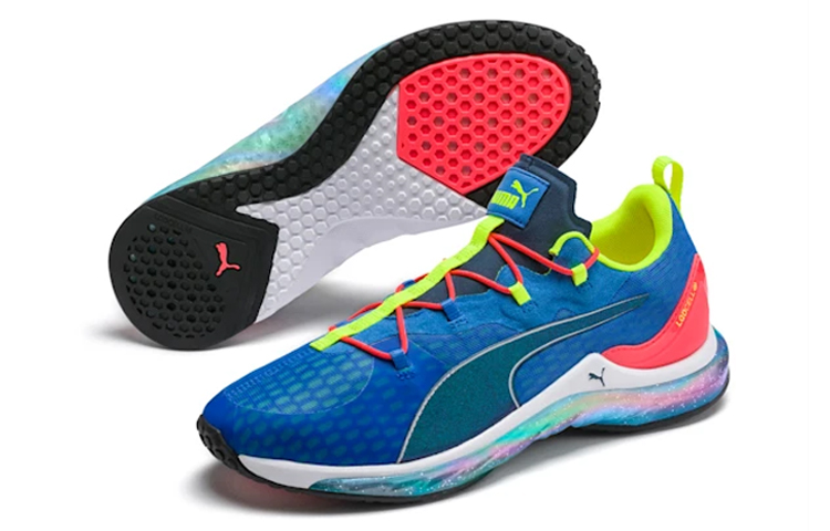 Lookbook Puma Lqdcell Hydra 彩虹亮片 黃藍