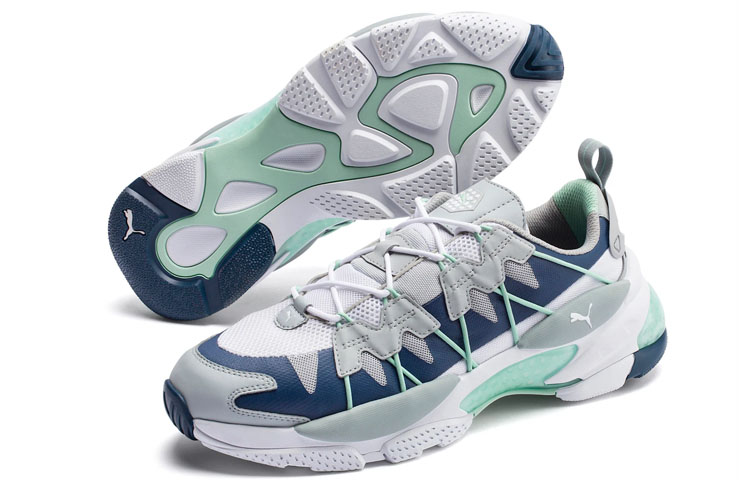 Order プーマ LQDCELL オメガ ストライプ (グレーグリーン) 371476-02