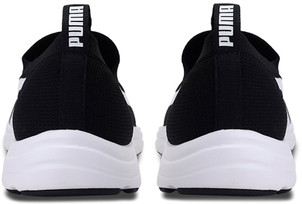 Puma Lucifer 編織 黑白 輕便跑鞋 Shop Puma Lucifer 編織 黑白 輕便跑鞋