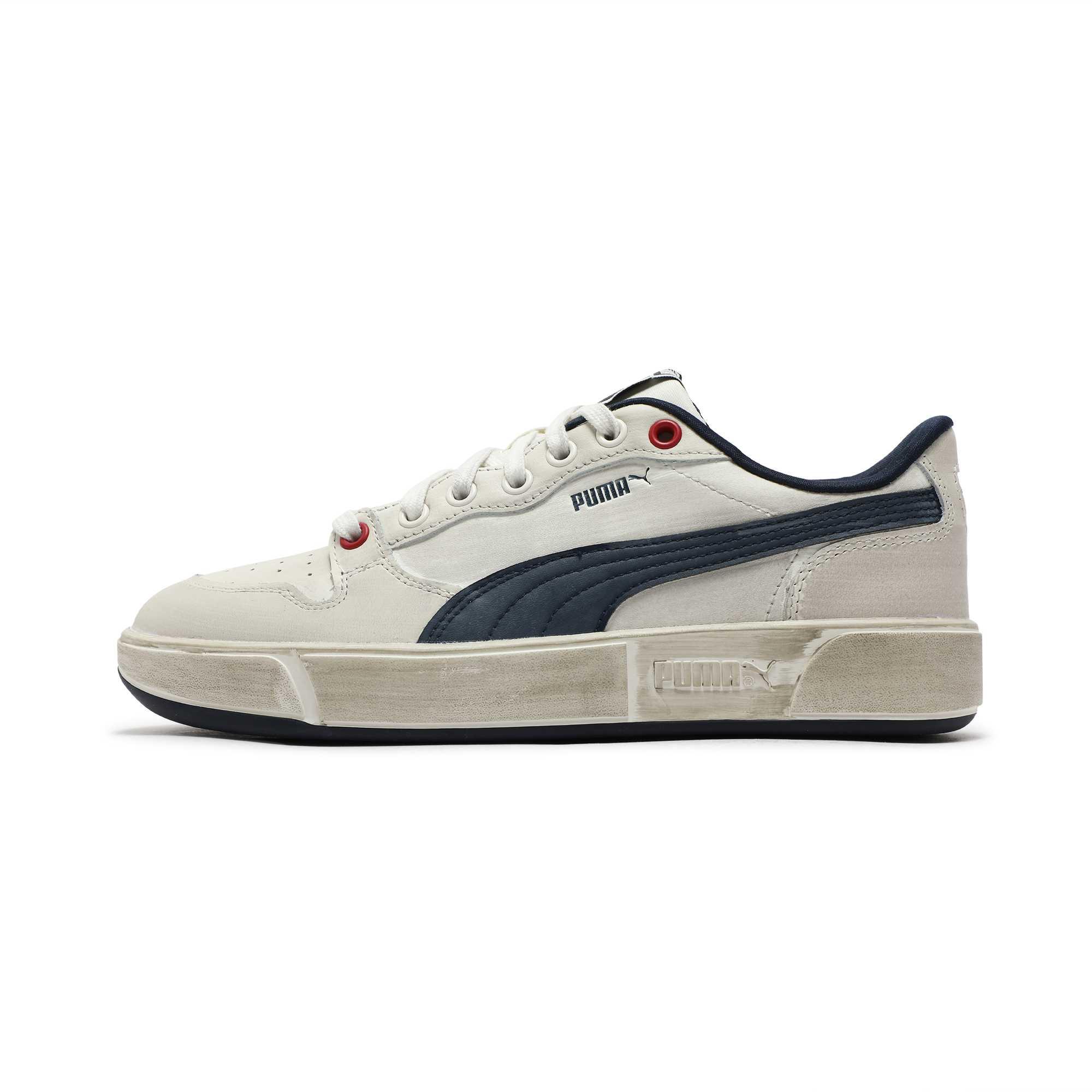 PUMA LX Court Beige Low-Top Casual Sneakers Leather Stylish Comfort Shoes 399254-02