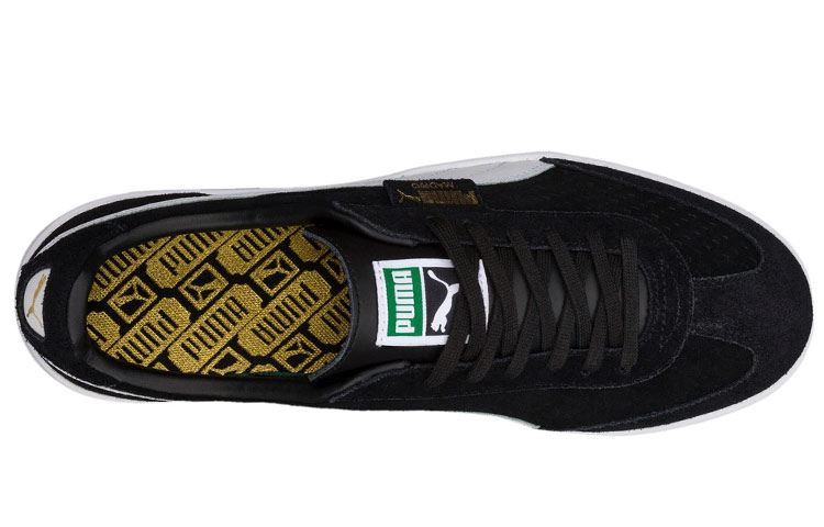Lookbook Puma Madrid Perforiertes Wildleder ''Schwarz'' 365446-01