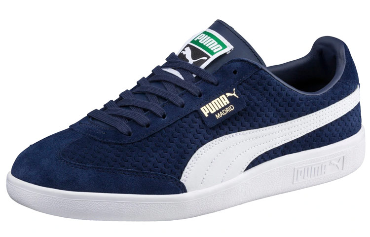 Shop Puma Madrid Perforiertes Wildleder ''Blau'' 365446-03