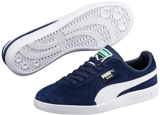 Puma Madrid Perforiertes Wildleder ''Blau'' 365446-03 Purchase Puma Madrid Perforiertes Wildleder ''Blau'' 365446-03