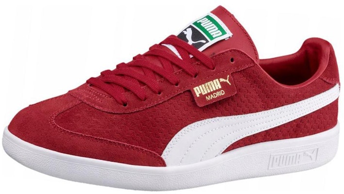 Puma Madrid Perforated Suede 'Red' 365446-02 Buy Puma Madrid Perforated Suede 'Red' 365446-02