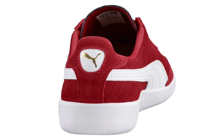 Shop Puma Madrid Perforated Suede 'Red' 365446-02