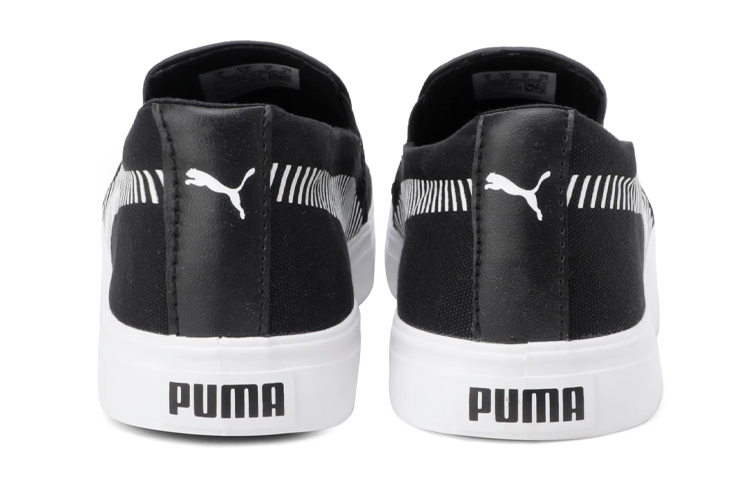 Shop Puma Madrid Slip-On IDP 'Black White' 372590-02