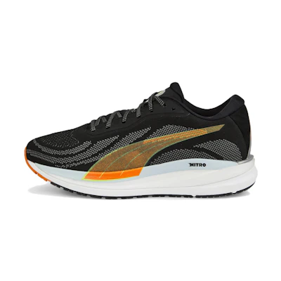 Puma Magnify Nitro Knit 'Black Orange Brick'