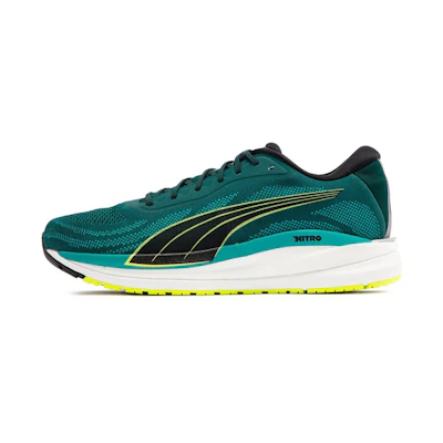 Puma Magnify Nitro Knit 'Green Gold Gray'