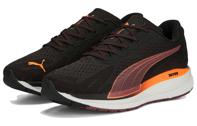 Order Puma Magnify Nitro Surge 'Hitam Ultra Oren' 376905-07