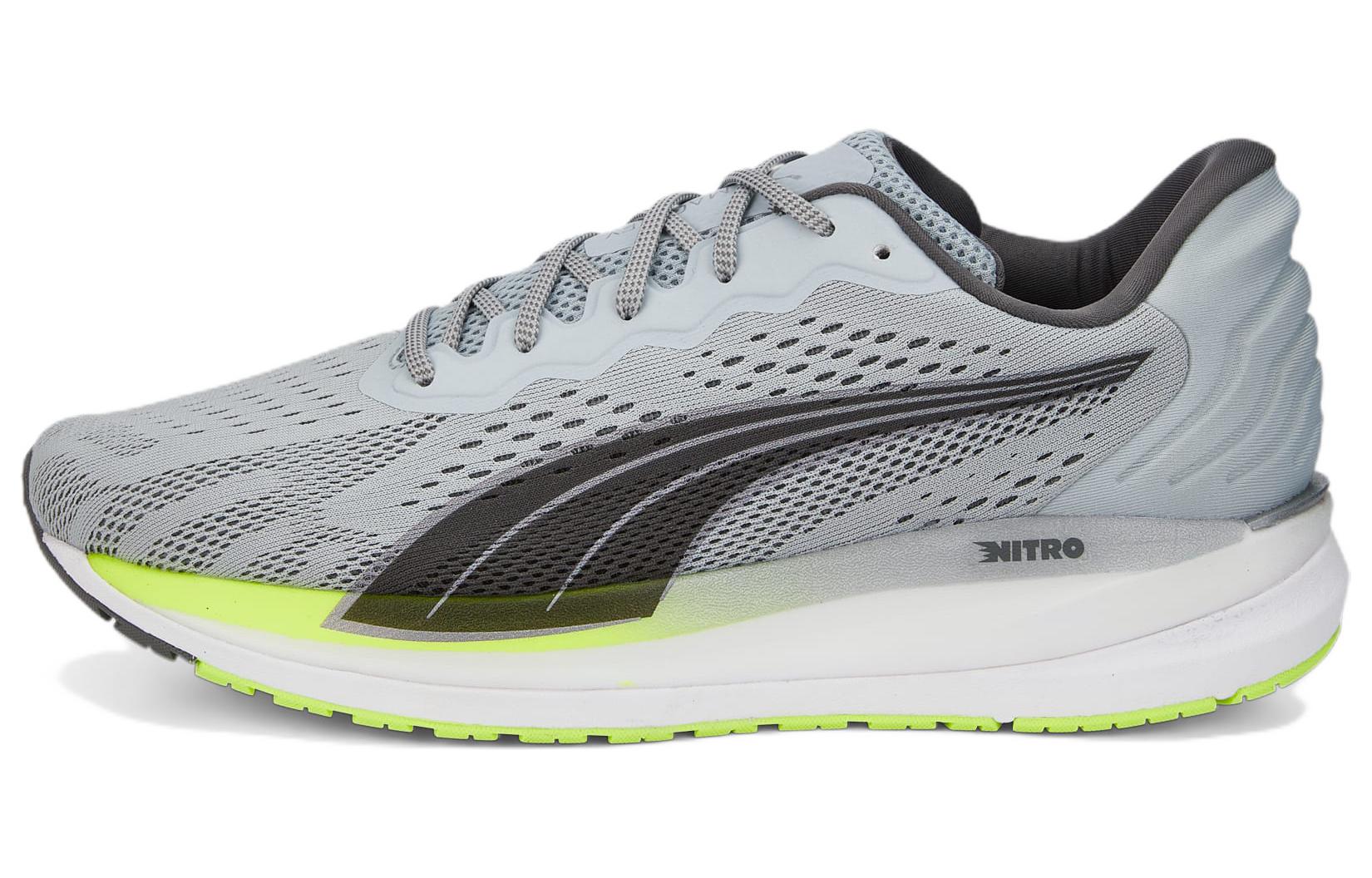 Puma Magnify Nitro Surge 'Platinum Grey Lime Squeeze' 376905-02
