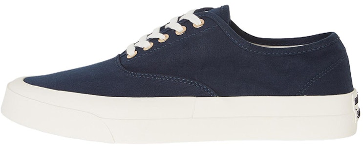 Maison Kitsune 帆布 低帮繫帶 時尚板鞋 男女同款 海軍藍 Buy Maison Kitsune 帆布 低帮繫帶 時尚板鞋 男女同款 海軍藍