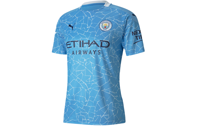 Puma Manchester City 20/21 Replica Fan Jersey Short Sleeve - Sky Blue 757058-01