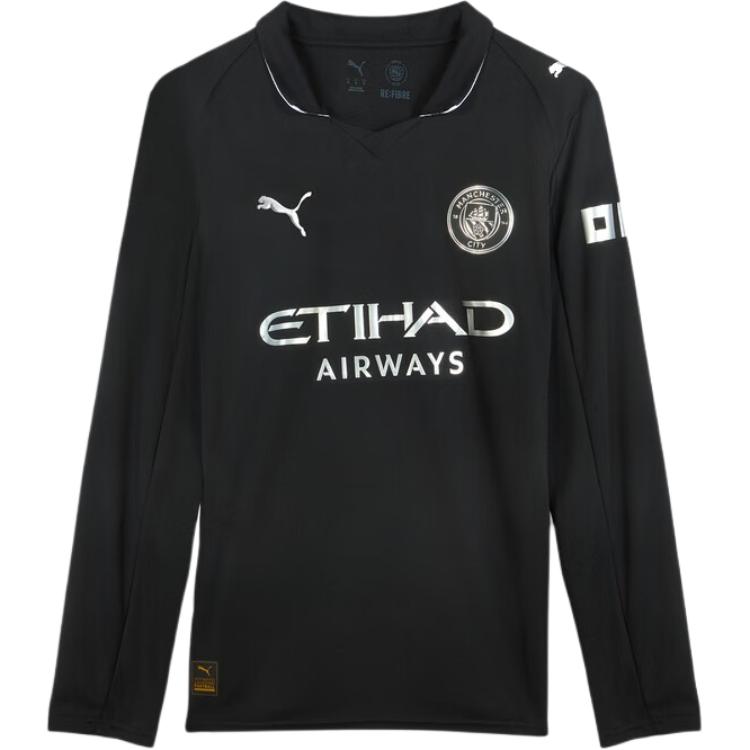 Puma Manchester City 25/26 Away Long Sleeve Jersey Soccer Shirt 780351-02