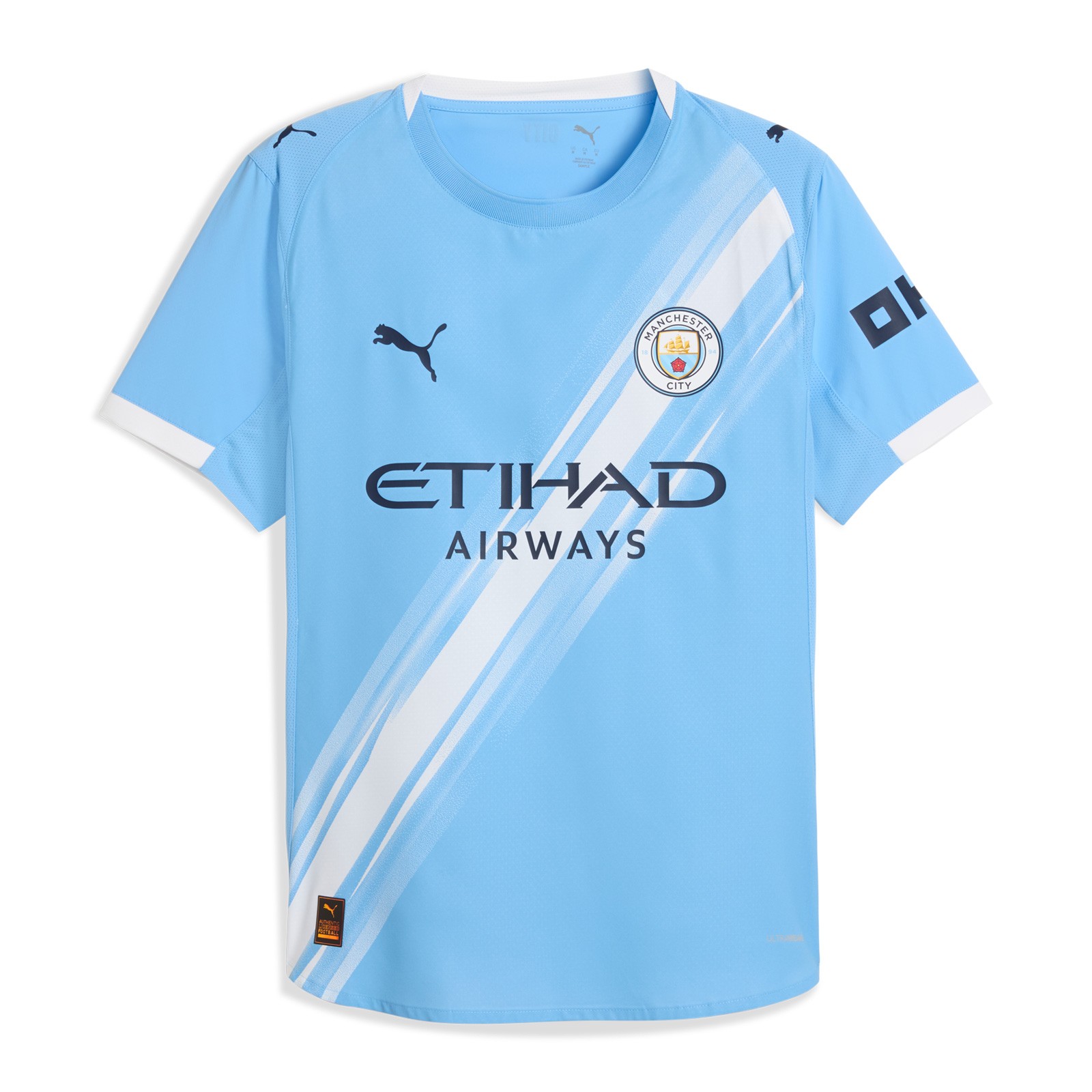 Buy Puma Manchester City 25/26 Home Jersey Player Edition Blue Short Sleeve 780792-01