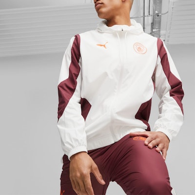 彪马曼城白色连帽训练夹克比赛前主题外套 772846-11 Purchase 彪马曼城白色连帽训练夹克比赛前主题外套 772846-11