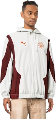 彪马曼城白色连帽训练夹克比赛前主题外套 772846-11 Details for 彪马曼城白色连帽训练夹克比赛前主题外套 772846-11