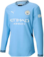 Puma Manchester City Authentic 2024/25 Blue Long-Sleeve Jersey Unisex 775183-01 Puma Manchester City Authentic 2024/25 Blue Long-Sleeve Jersey Unisex 775183-01