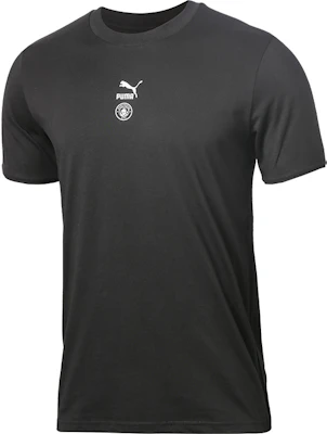 Puma Manchester City Black Casual Crewneck Football Jersey 758717-11 Buy Puma Manchester City Black Casual Crewneck Football Jersey 758717-11