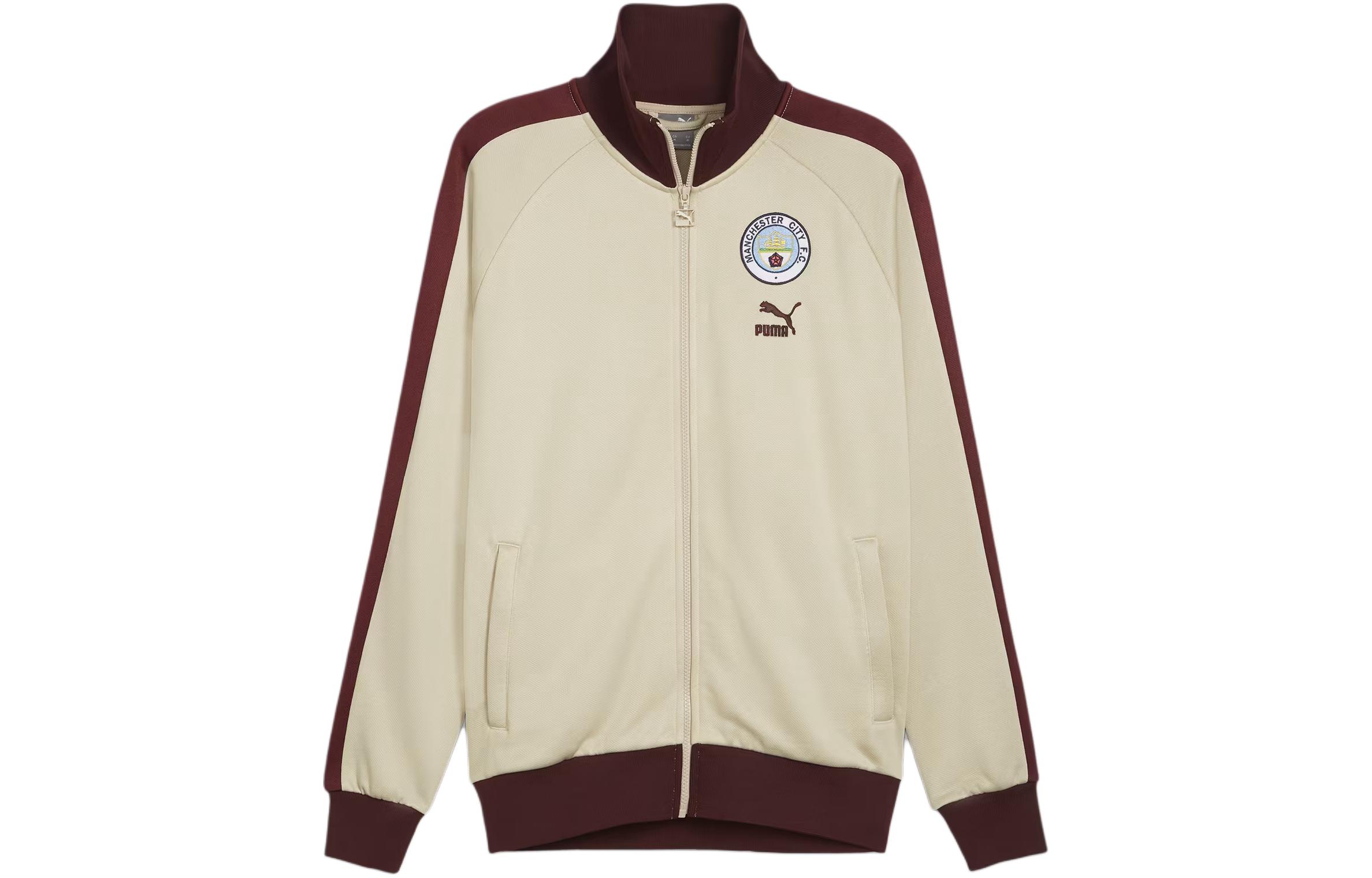 Puma Manchester City Colorblock Retro Track Jacket Long Sleeve - Off White 769496-18