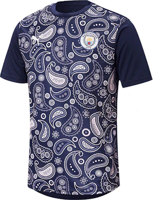 Puma Kaos Latihan Retro Biru Manchester City FC 20/21. 758030-09 Buy Puma Kaos Latihan Retro Biru Manchester City FC 20/21. 758030-09