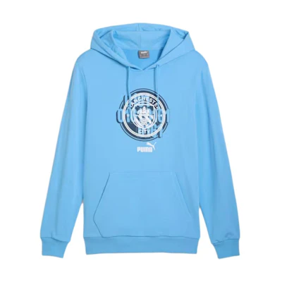 Puma Manchester City ftblCULTURE Club Logo Hoodie Blue Casualwear 777776-39