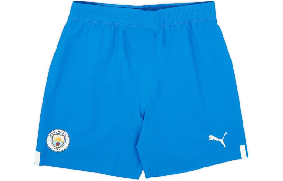 Puma Manchester City GK Logo Breathable Football Pants Blue . 765742-98
