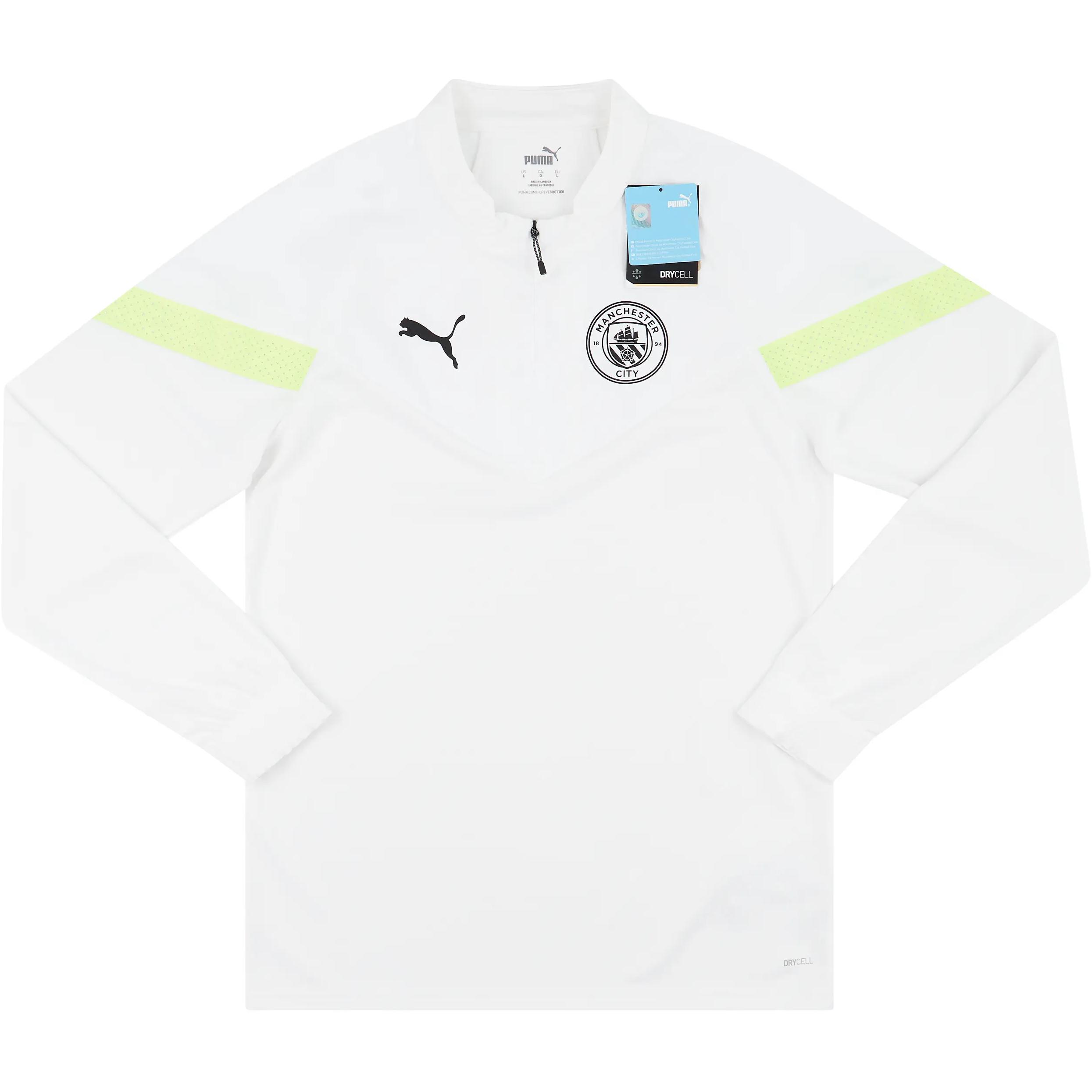 Puma Manchester City Logo White Long-Sleeve Track Jacket 767752-13