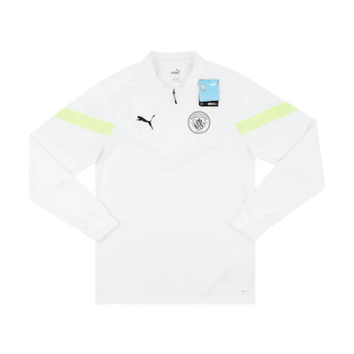 Puma Manchester City Logo White Long-Sleeve Track Jacket 767752-13