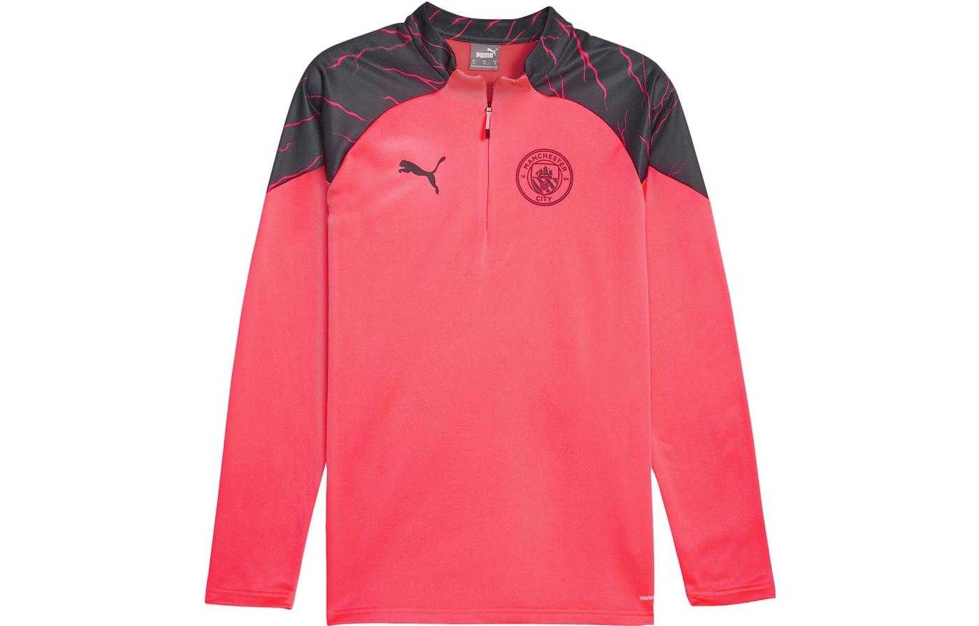 Puma Manchester City Pink Training Logo Tee Football Shirt 772861-17