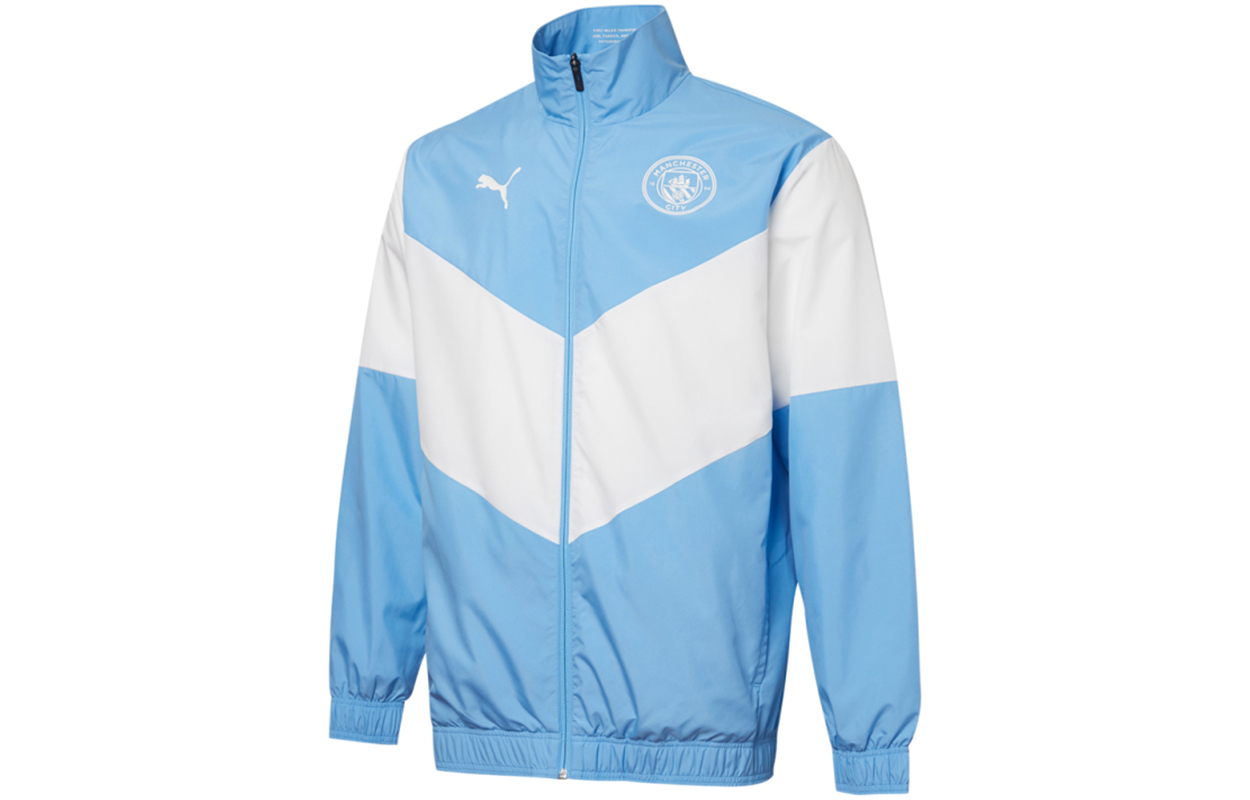 Order Puma 曼城復古賽前訓練外套 藍色 男女通用 764507-01