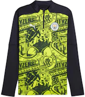Puma Manchester City SS24 Logo Long-Sleeve Jersey Yellow/Blue 777579-14 Puma Manchester City SS24 Logo Long-Sleeve Jersey Yellow/Blue 777579-14