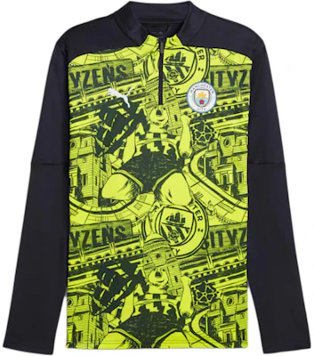 Puma Manchester City SS24 Logo Long-Sleeve Jersey Yellow/Blue 777579-14 Buy Puma Manchester City SS24 Logo Long-Sleeve Jersey Yellow/Blue 777579-14