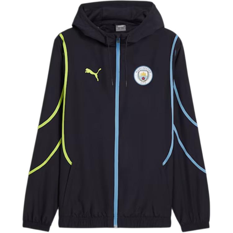 Puma Manchester City SS24 Navy Blue Hoodie Jacket Casual and Stylish 777580-24