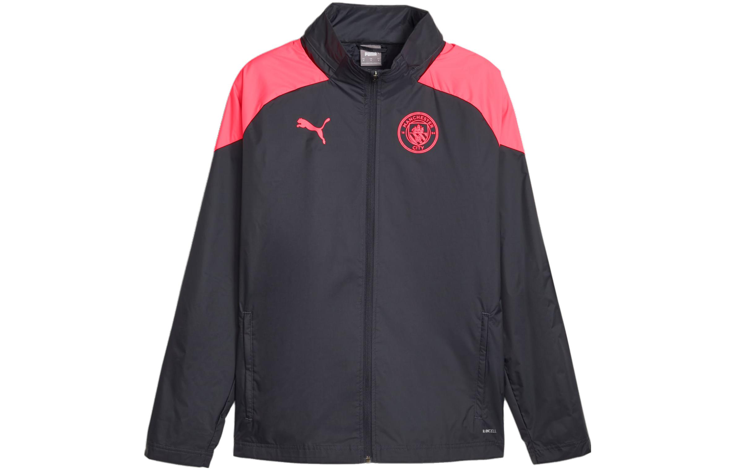 Puma Manchester City Training Retro Track Jacket with Packable Hood - Black 772870-18