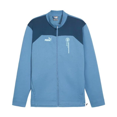 Puma Manchester City Zip-Up Jacket Sweatshirt Sky Blue 772966-27
