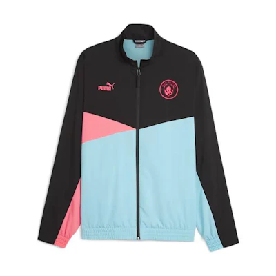Puma Manchester City Zip-Up Logo Jacket Speed Green Sportswear 777099-01