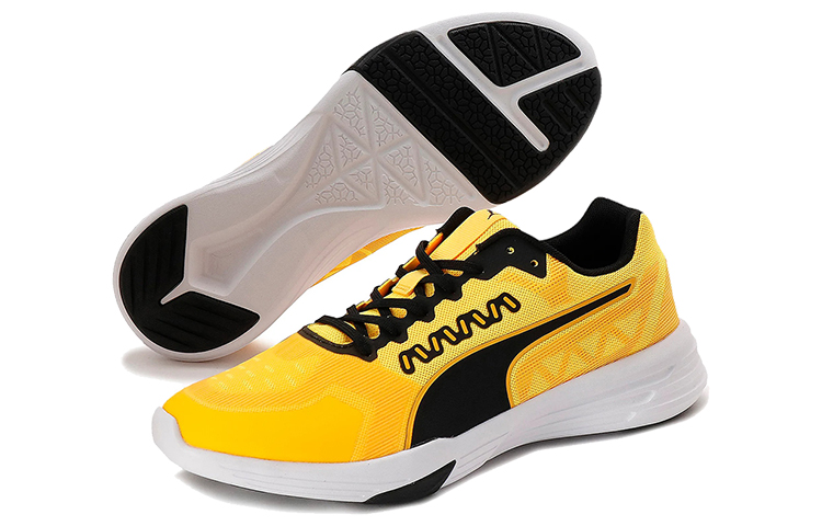 Lookbook Puma 曼陀羅 交叉訓練 黃黑白 低筒跑步鞋
