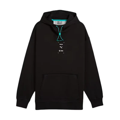 Puma MAPF1 RÆBURN Logo Print Oversized Hoodie Black Sweatshirt 627901-01