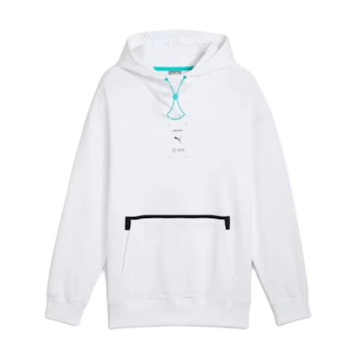 Puma MAPF1 RÆBURN Logo Print Oversized Hoodie Sweatshirt Men’s White 627901-03