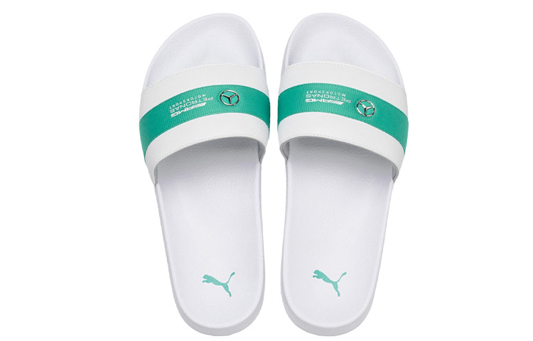 Lookbook 彪馬 Mapm Leadcat 拖鞋 舒适防滑運動拖鞋 白