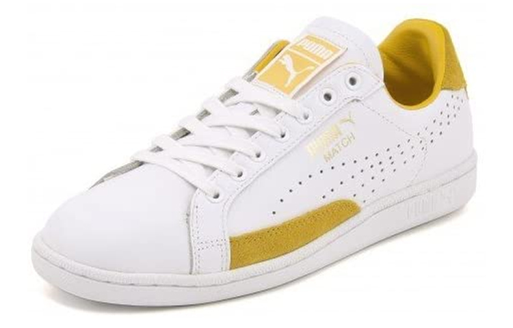 Order Puma Match 74 透氣輕便低筒休閒板鞋 白黃