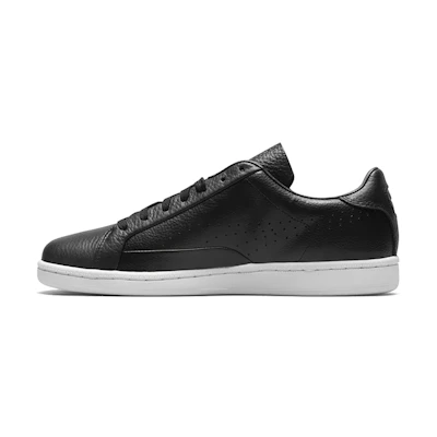 Puma Match 74 Tumbled Black Casual Low Board Shoes 'Black White'