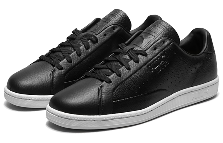 Lookbook プーマ Match 74 レザー ブラック/ホワイト 363884-02