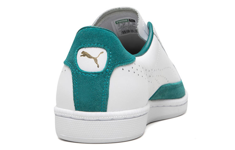 Shop Puma Match Shoes White/Green 359518-06