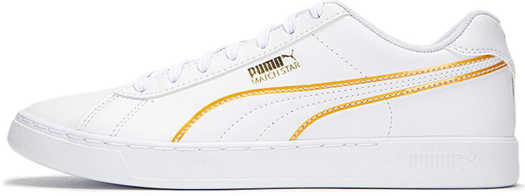 PUMA MATCH Star 運動 低幫 板鞋 男女同款 白黃 Buy PUMA MATCH Star 運動 低幫 板鞋 男女同款 白黃
