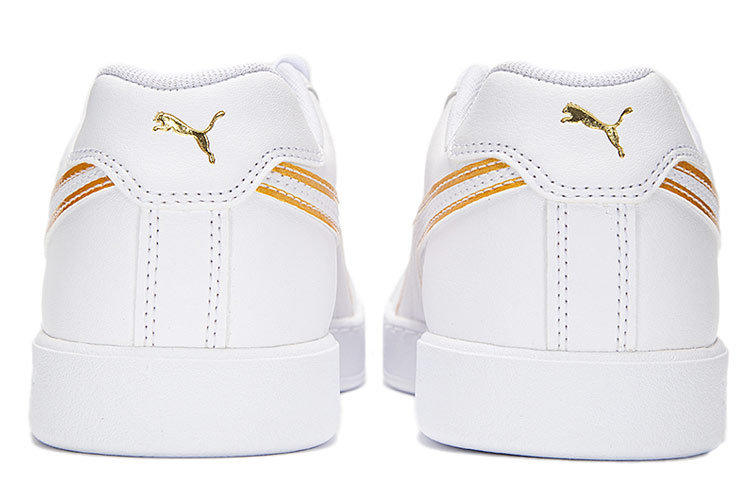 Shop PUMA MATCH Star 運動 低幫 板鞋 男女同款 白黃