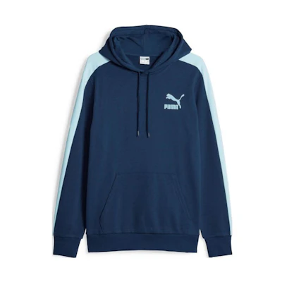 Puma MATTR Colorblock Logo Hoodie Navy Blue Long-Sleeve Sweater 538212-15