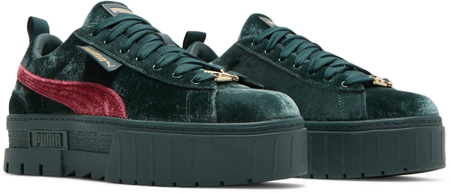 (W) 푸마 메이즈 벨벳 그린게이블 레드 (Puma Mayze Velvet Green Gables Red) 384223-02 Cheap (W) 푸마 메이즈 벨벳 그린게이블 레드 (Puma Mayze Velvet Green Gables Red) 384223-02